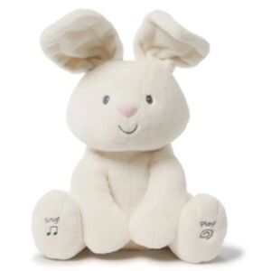 GUND Baby Flora The Bunny Animated Plush, Singing Stuffed Animal Toy